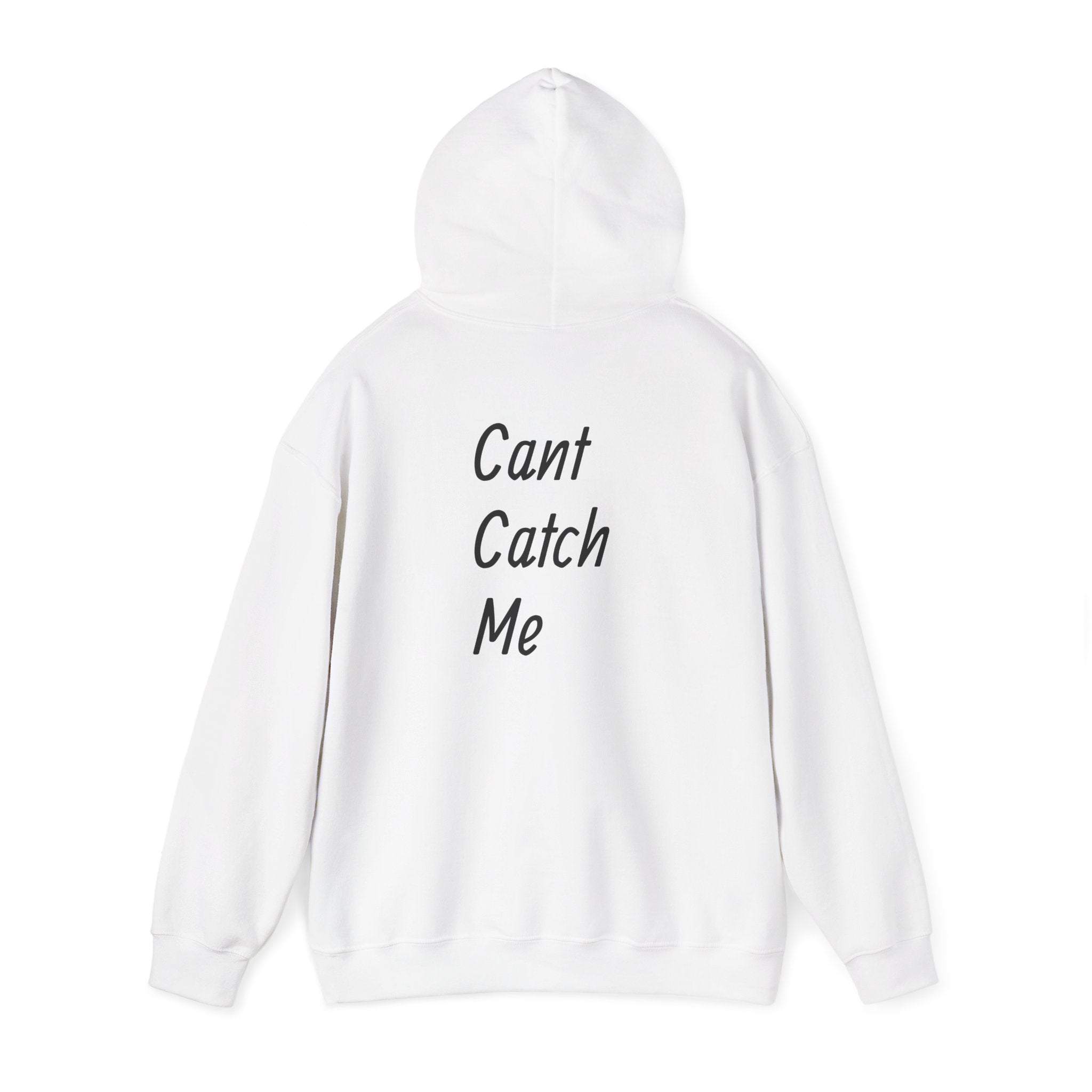 Cloud white Cant Catch Me Hoodie