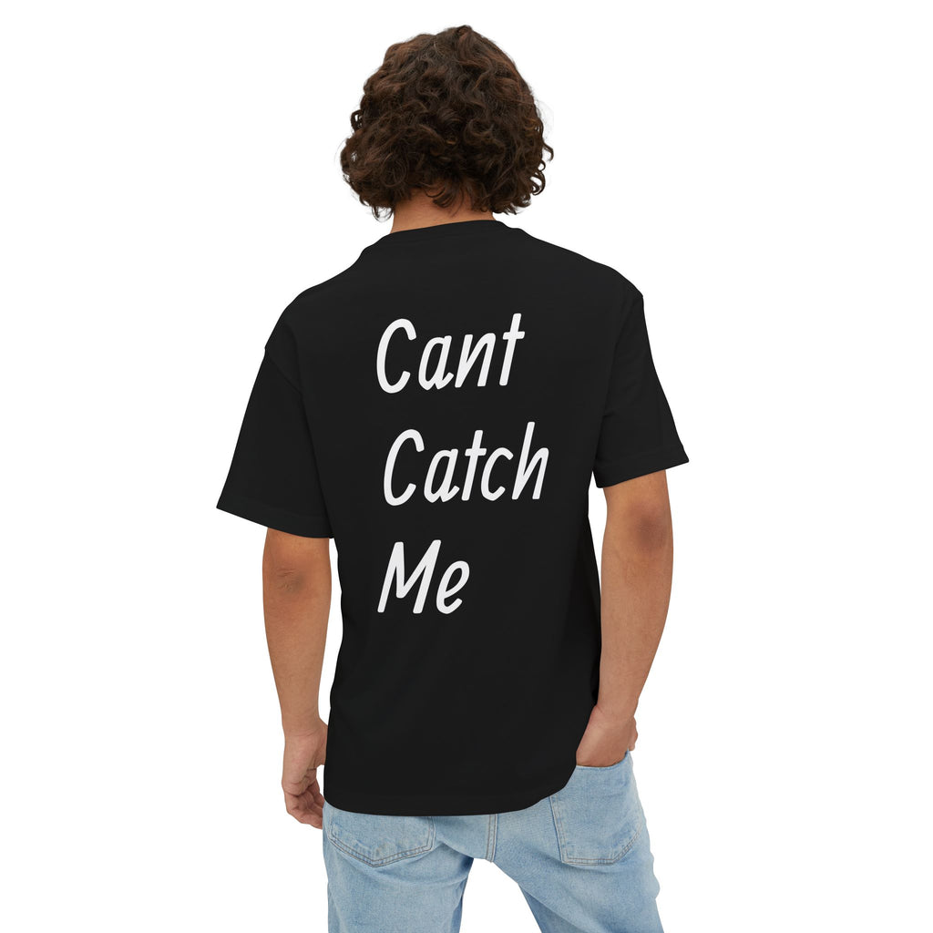 Soflo Black Cant Catch Me Oversized Tee