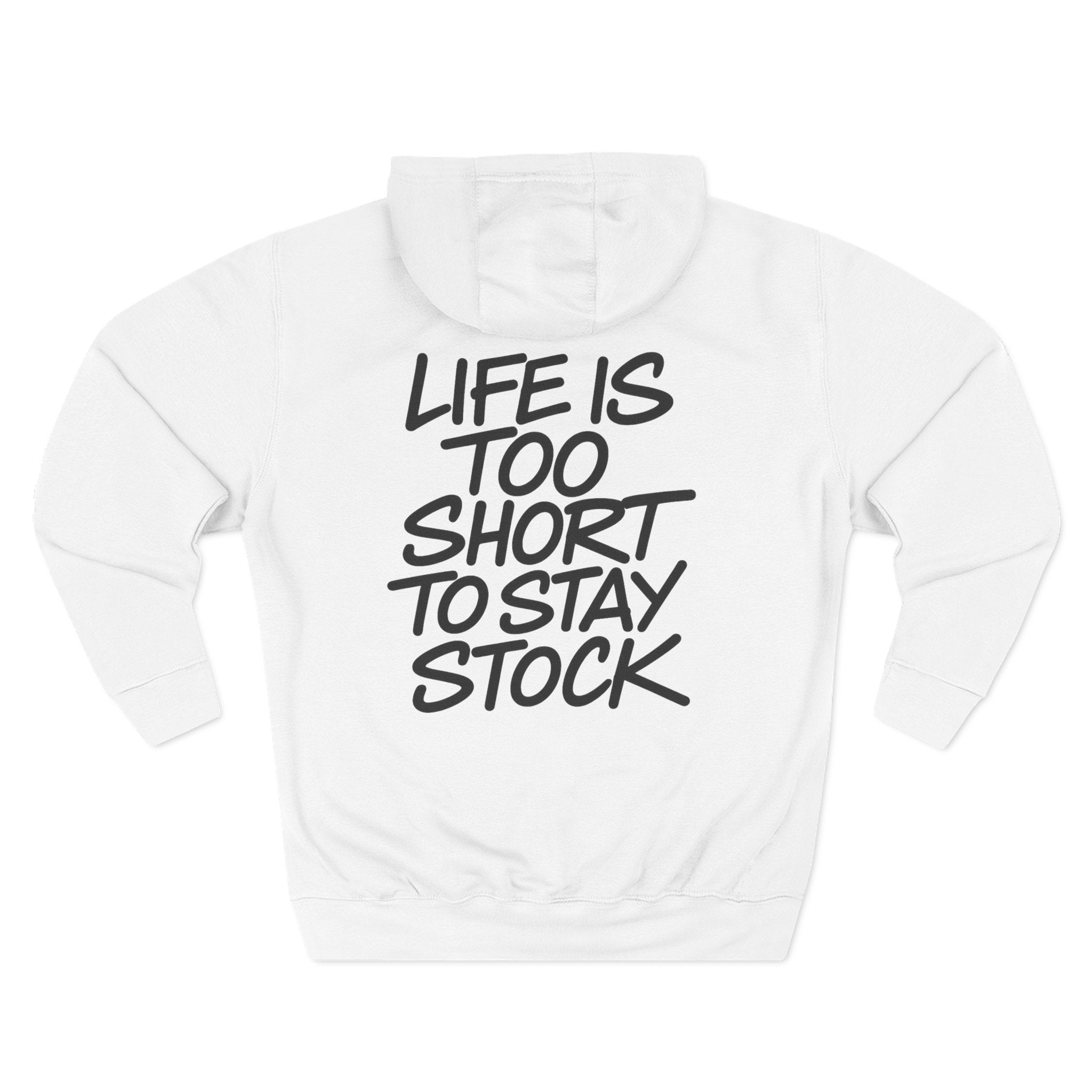White Stay Stock Hoodie V2