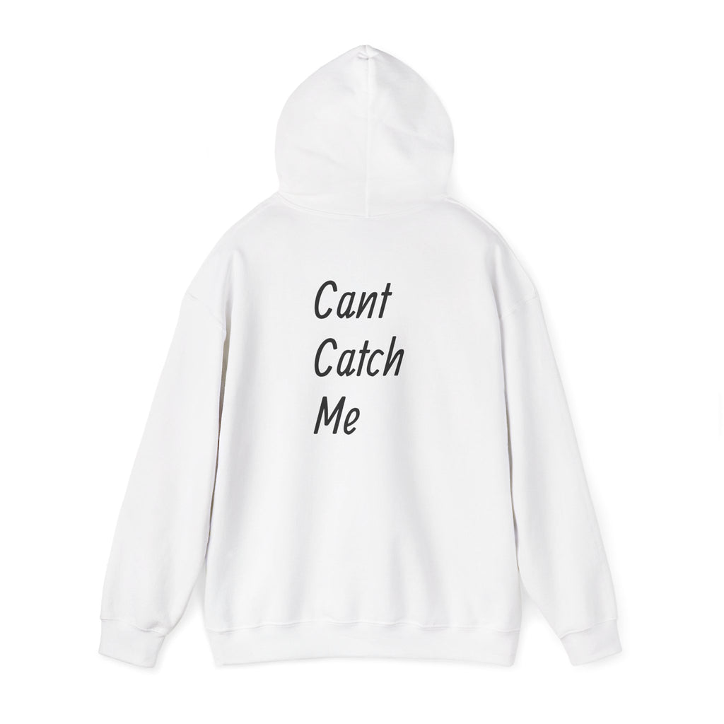 Cloud white Cant Catch Me Hoodie