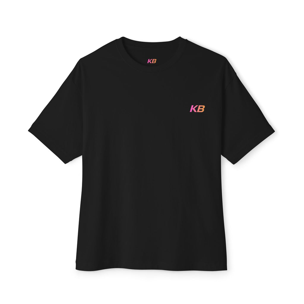 Soflo Black Cant Catch Me Oversized Tee