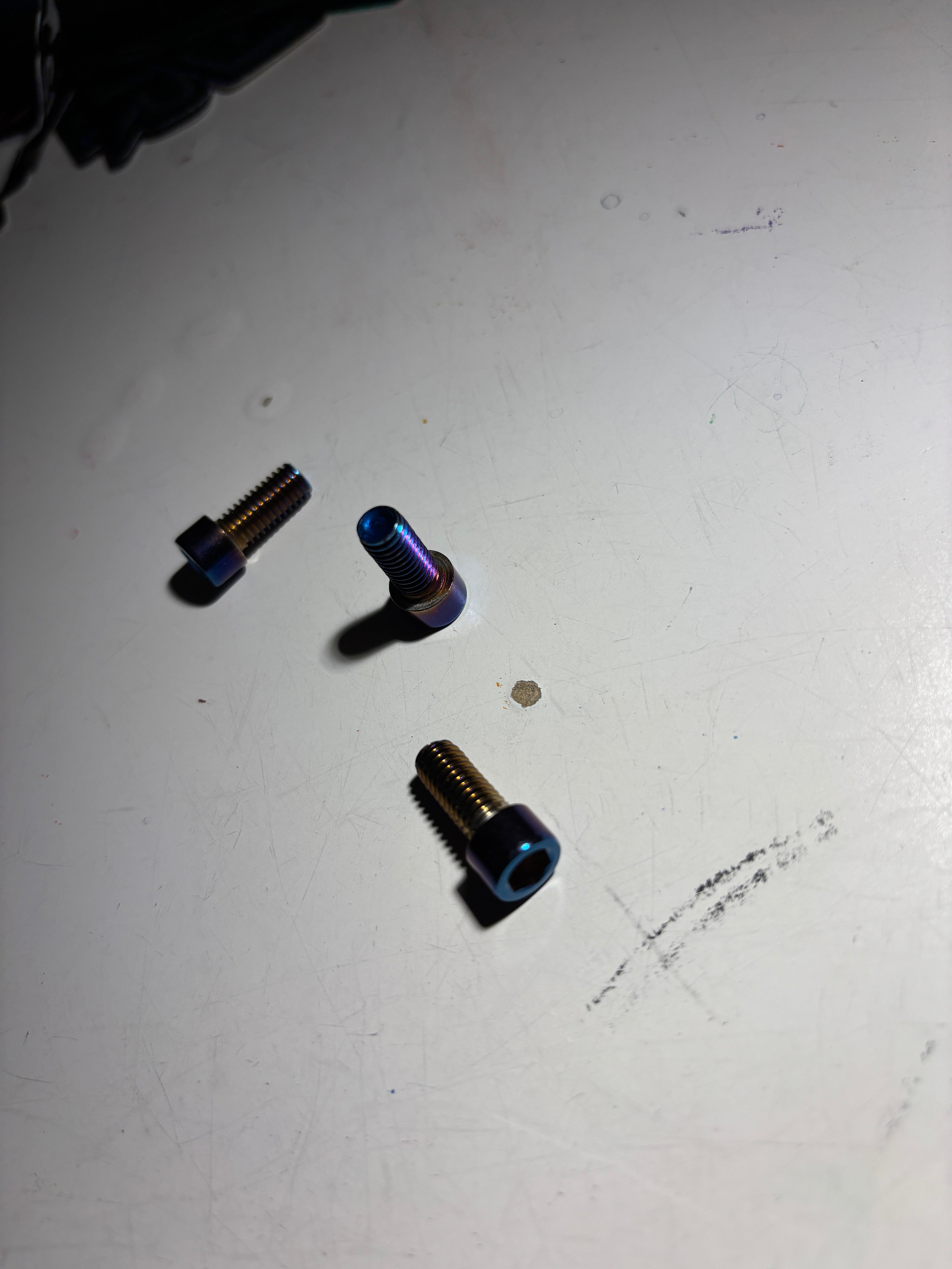 Titanium Motor Mount Bolts