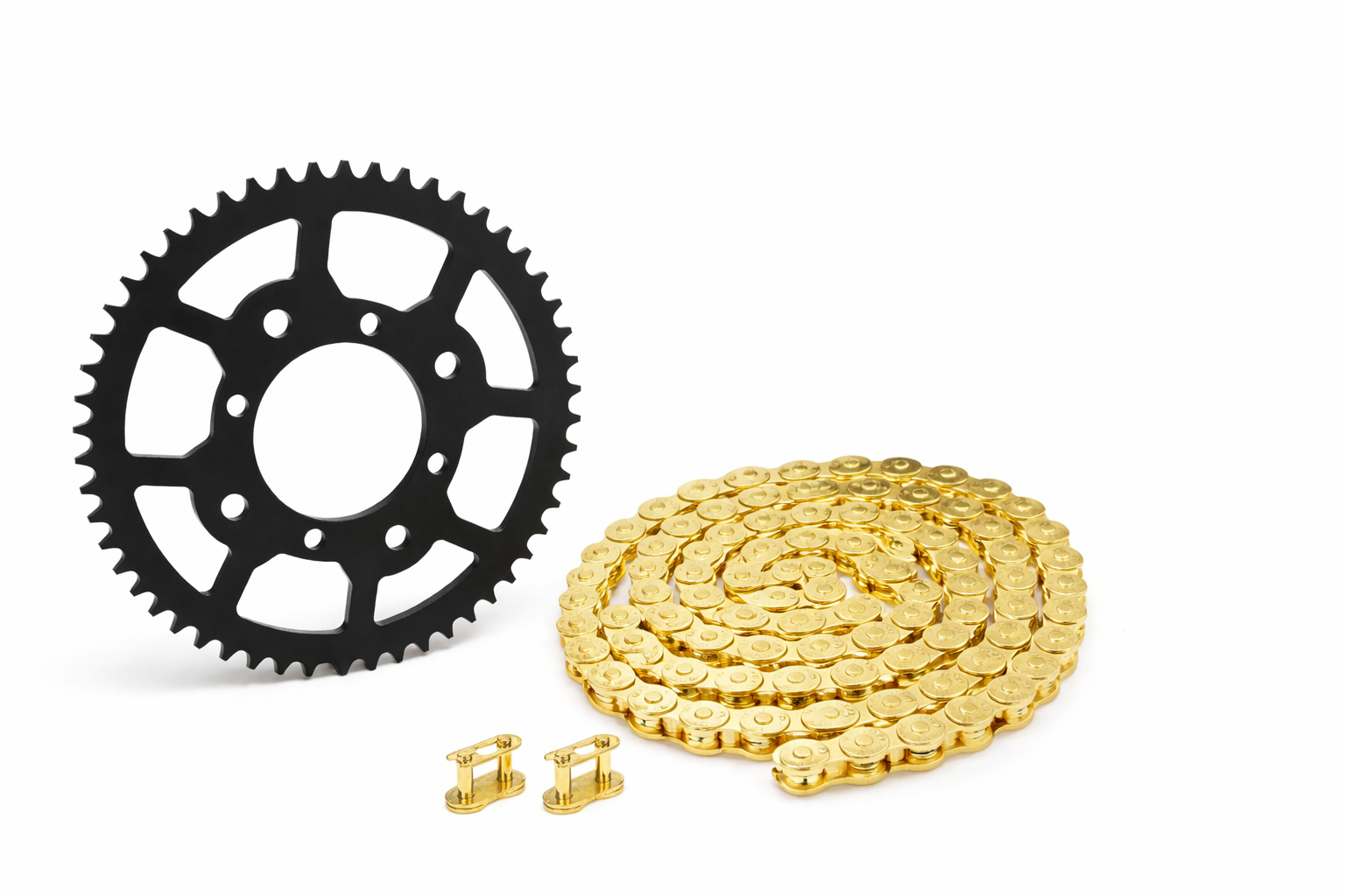 Tuttio Soleil 01 & Yozma Gold Chain Upgrade – Heavy Duty 420 E-Bike Chain (116 Links)