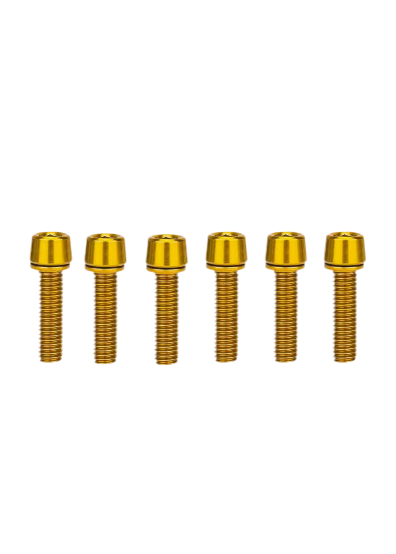 ETM RTR/ RIZZLER TITANIUM HANDLE BAR BRAKE CLAMP BOLTS (QTY 4) FULL SET