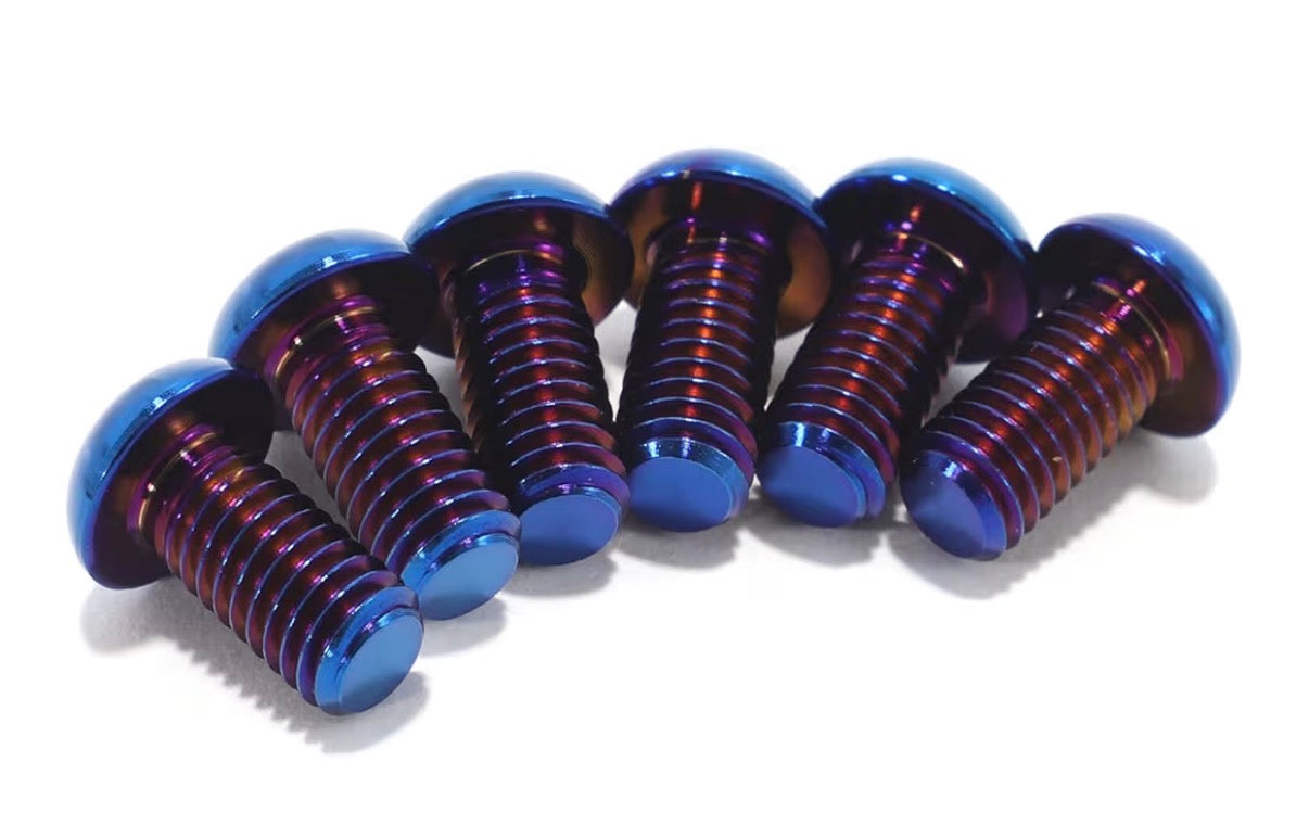 Titanium brake rotor bolts