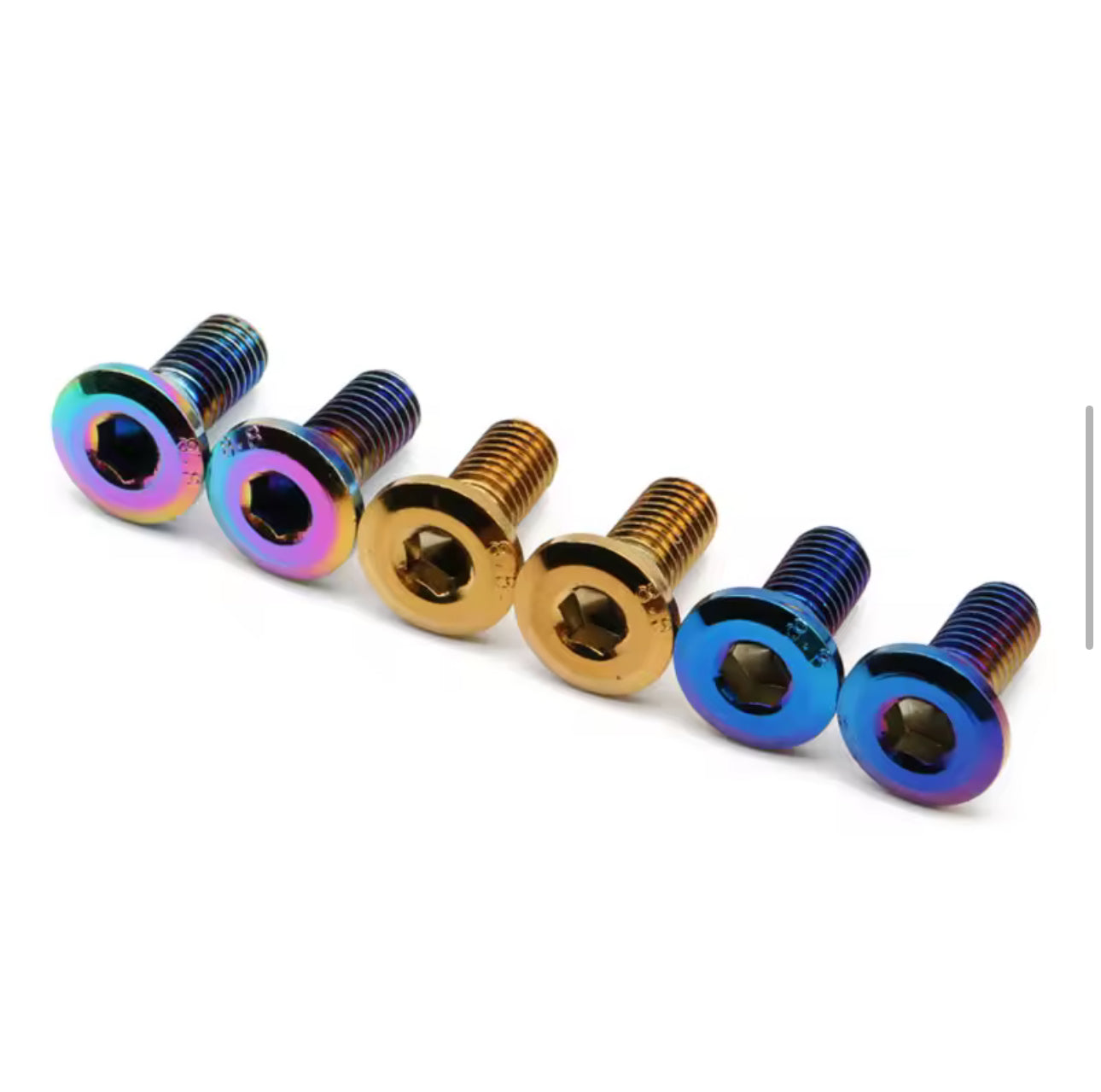 ETM RTR TITANIUM BRAKE ROTOR DISC BOLTS