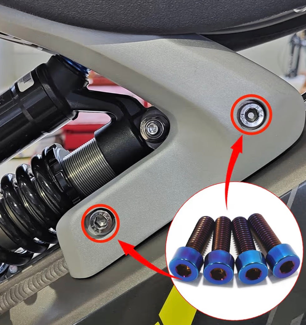 Surron/E ride pro subframe titanium