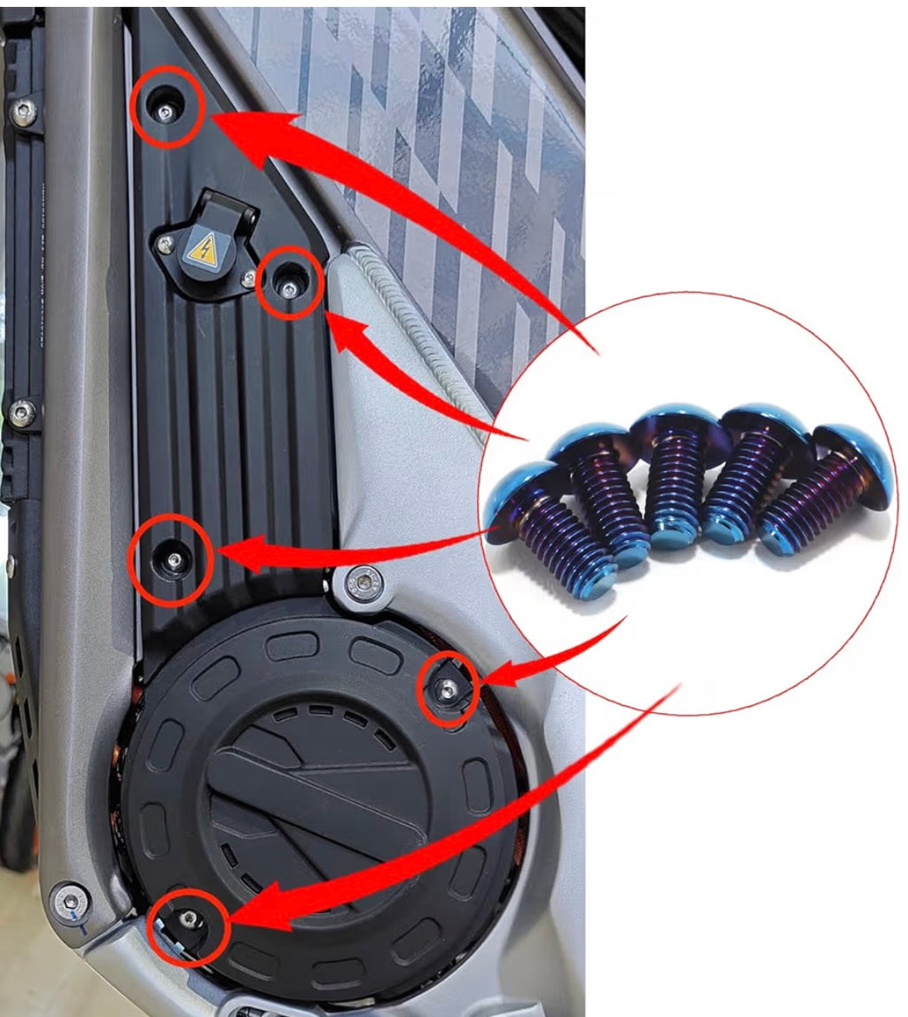 Talaria XXX left side panel bolts