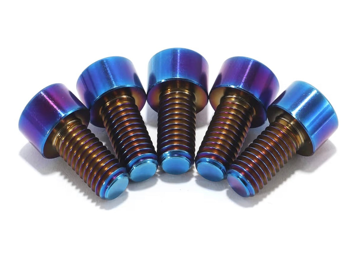 Titanium sprocket bolts
