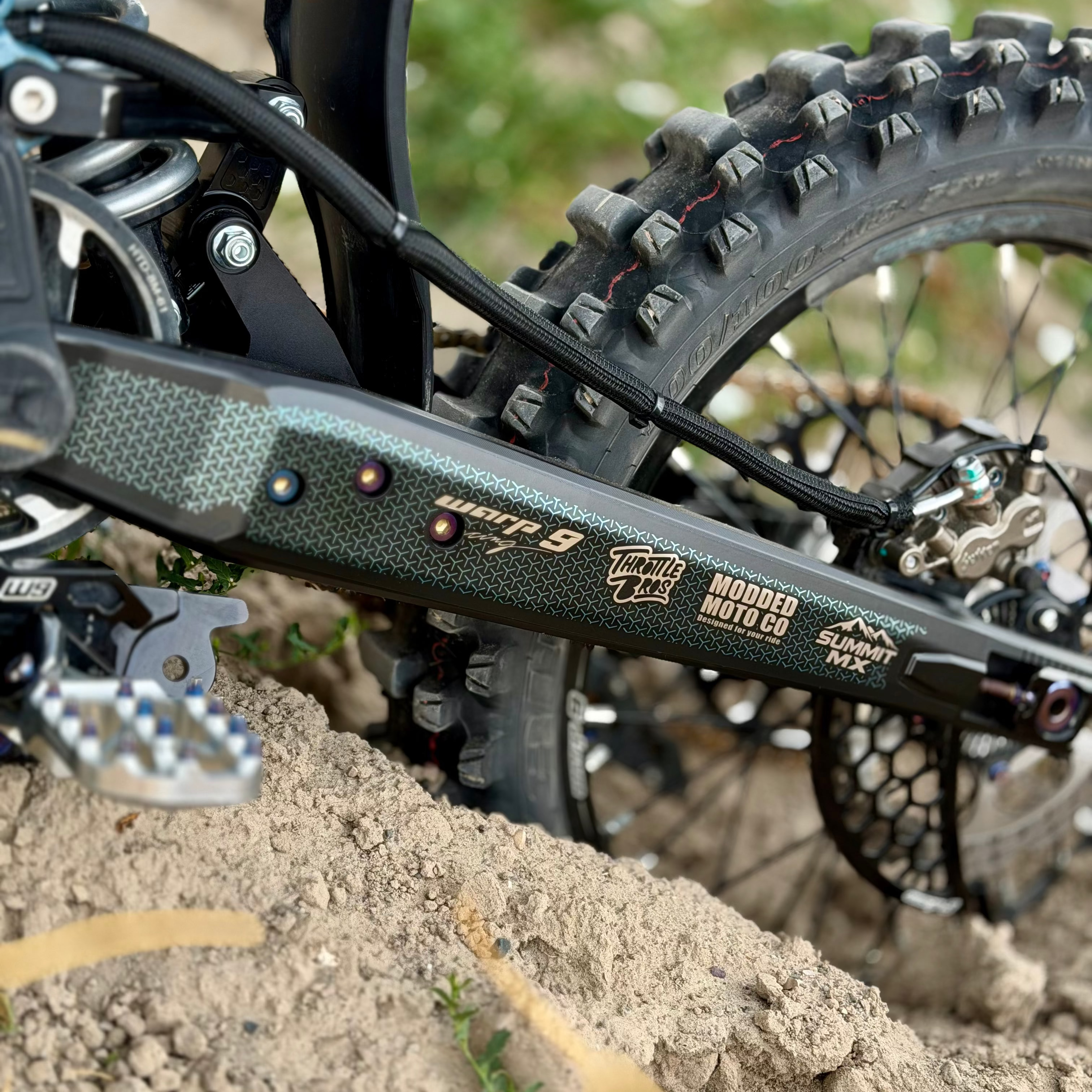Technic-Q MX Extended Swing Arm for Surron Ultra Bee Decal