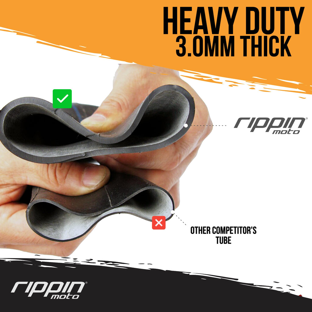60/100-14 (2.50/2.75 x 14) Heavy Duty 14" Motorcycle Inner Tube - 3mm Thick