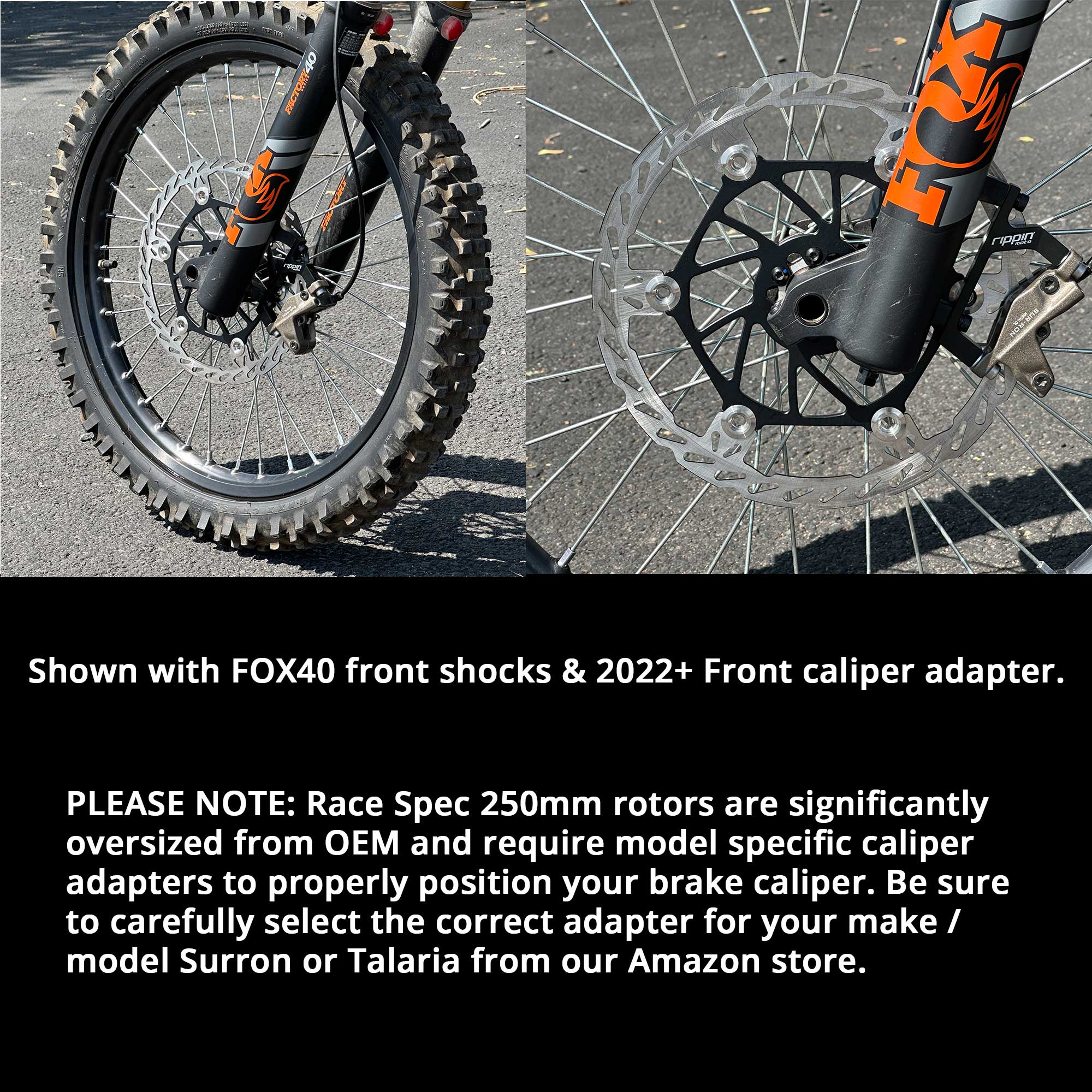 250mm Race Spec Oversize Brake Rotor [Front]