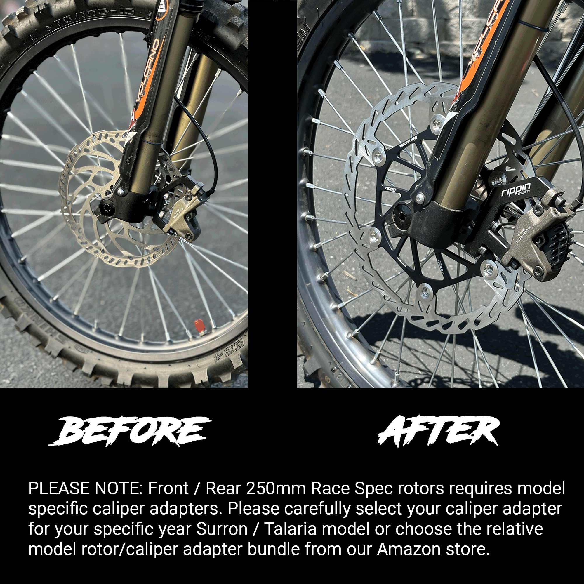 250mm Race Spec Oversize Brake Rotor [Front]