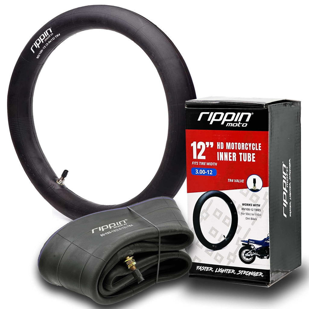 80/100-12 (3.0-12) Heavy Duty Inner Tube 3mm Thick