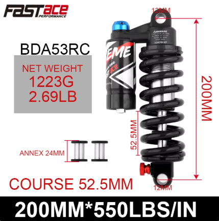 Fastace BDA53RC Rear Shock