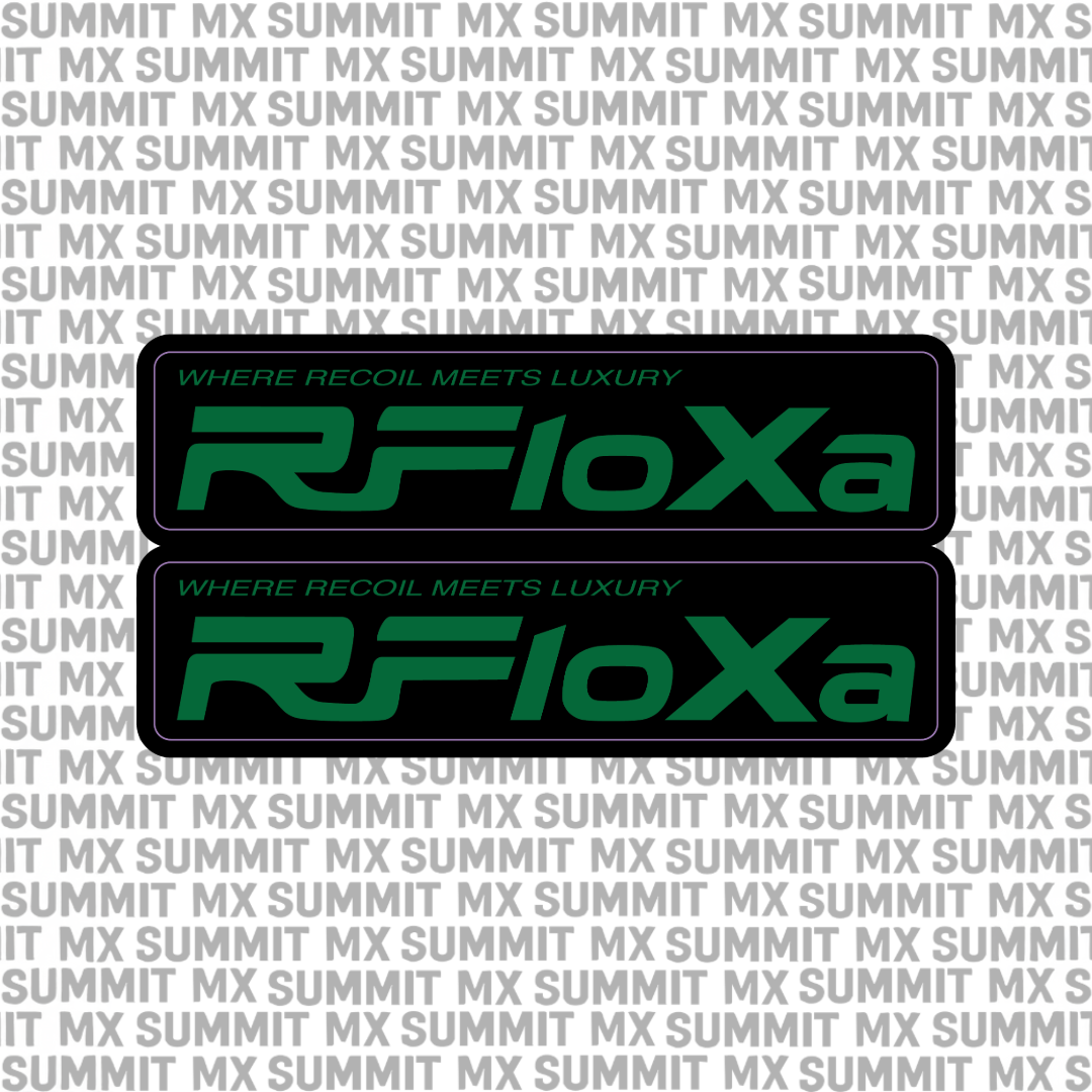 RFloXa "Where Recoil Meets Luxury" Fork Tube Decal