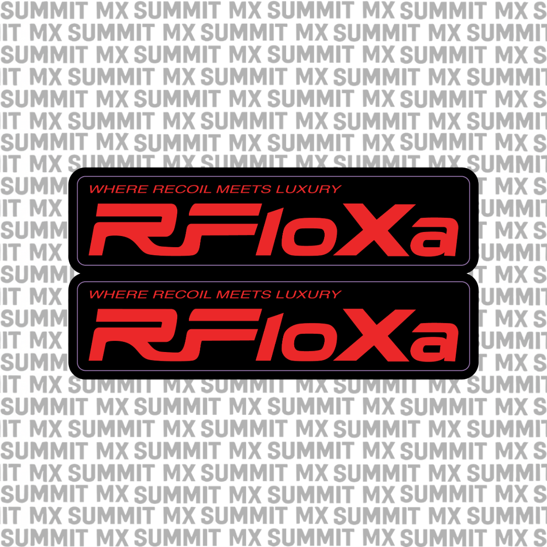 RFloXa "Where Recoil Meets Luxury" Fork Tube Decal