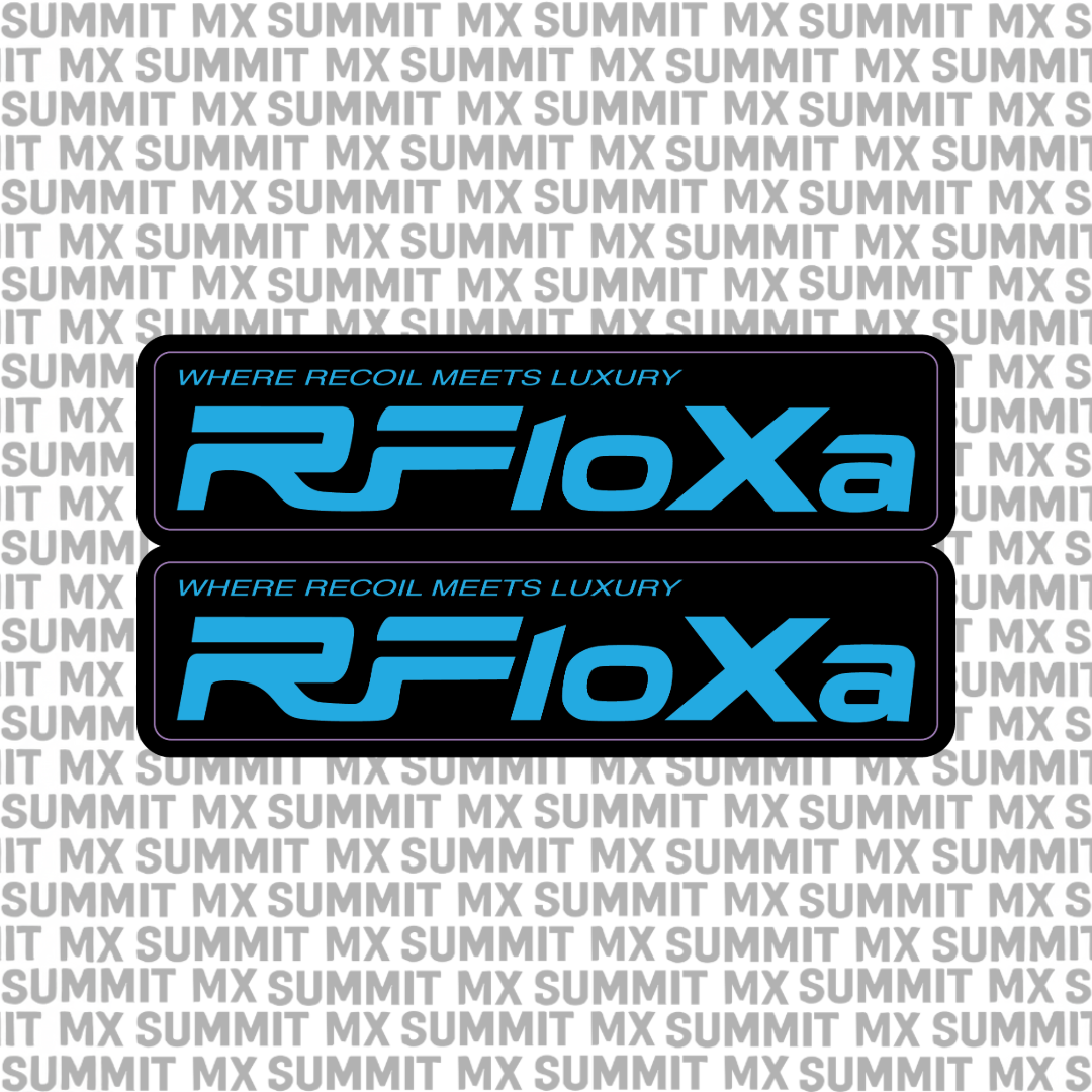 RFloXa "Where Recoil Meets Luxury" Fork Tube Decal