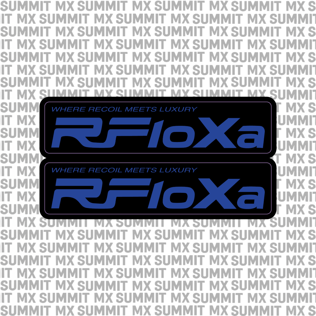 RFloXa "Where Recoil Meets Luxury" Fork Tube Decal