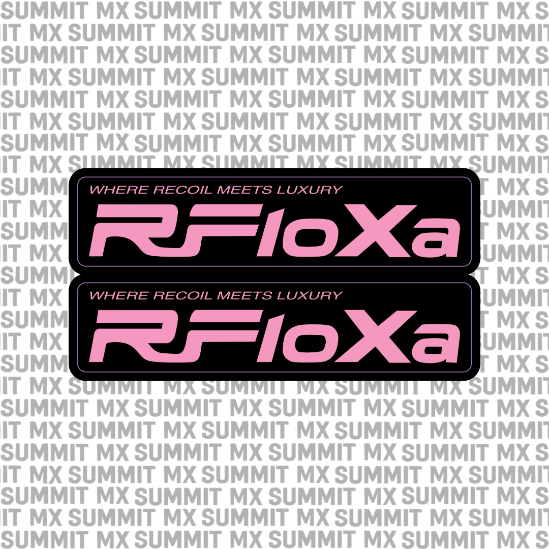 RFloXa "Where Recoil Meets Luxury" Fork Tube Decal