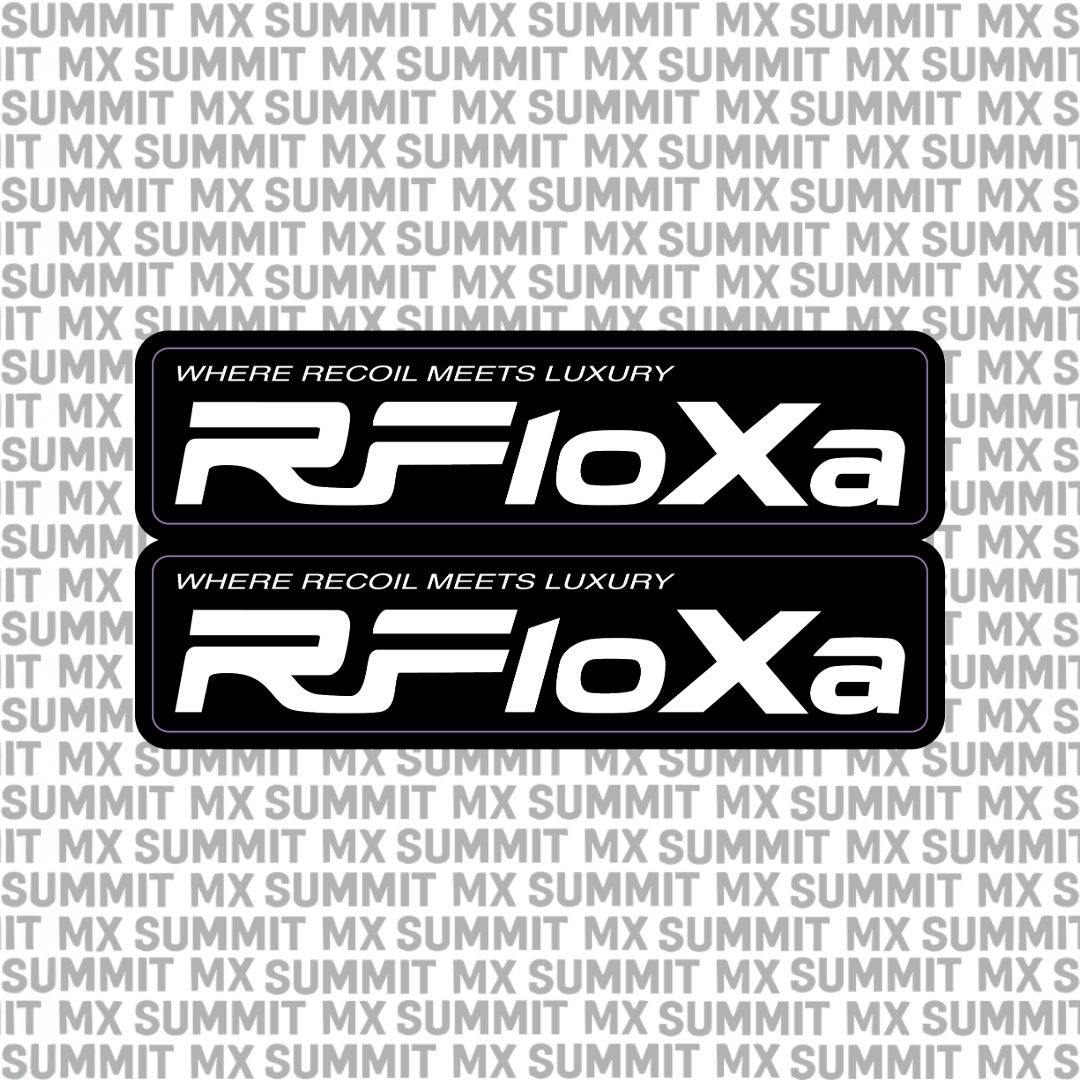 RFloXa "Where Recoil Meets Luxury" Fork Tube Decal