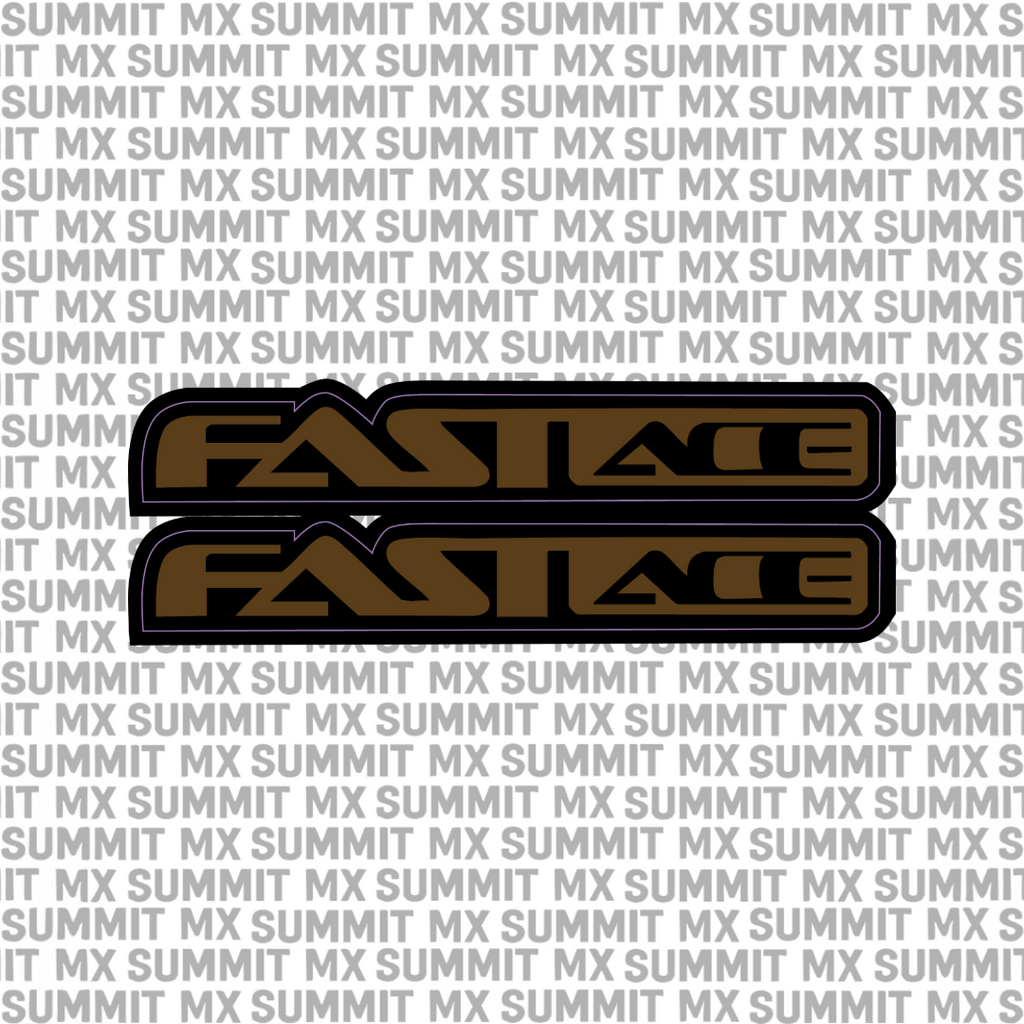 Fastace Fork Tube Decal (Without Fastace Icon)