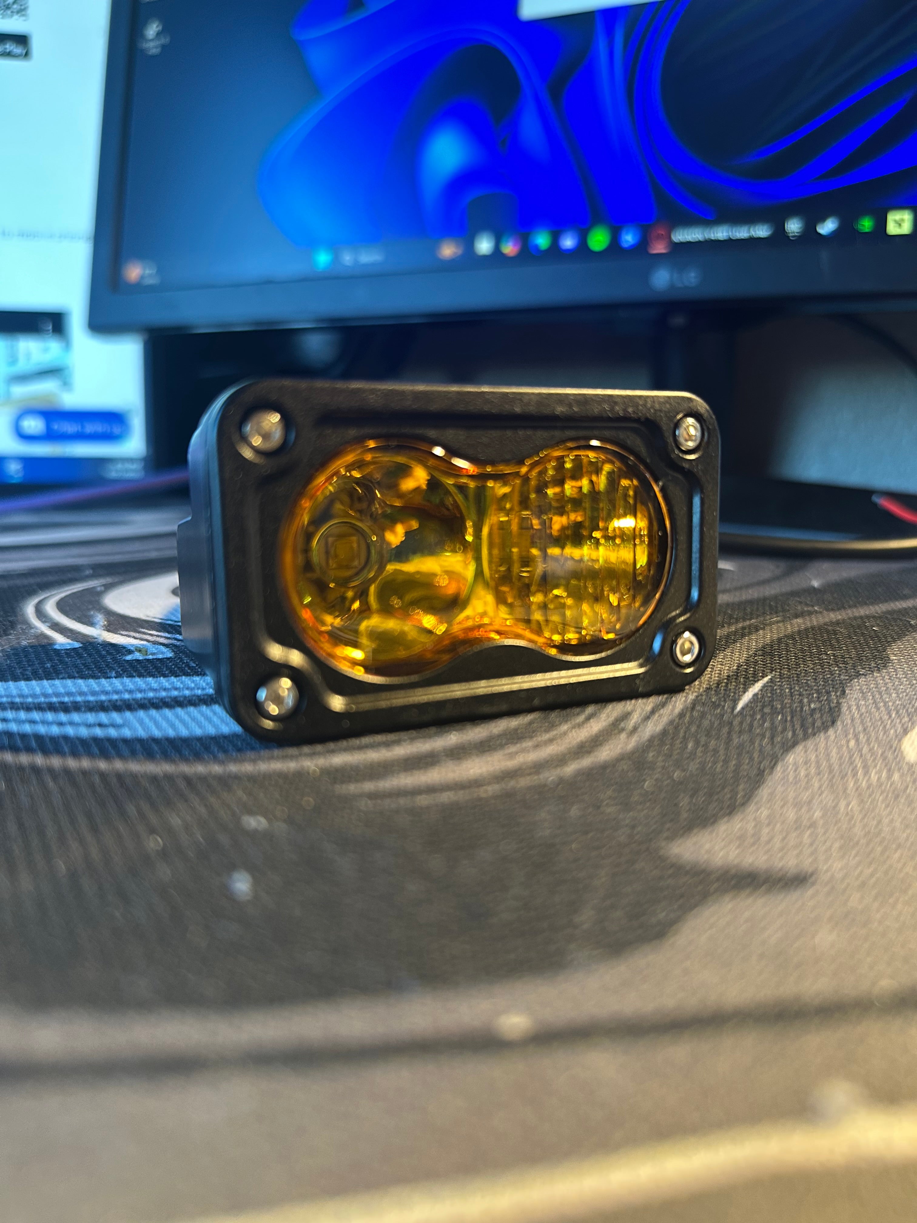 battery powered baja light yellow