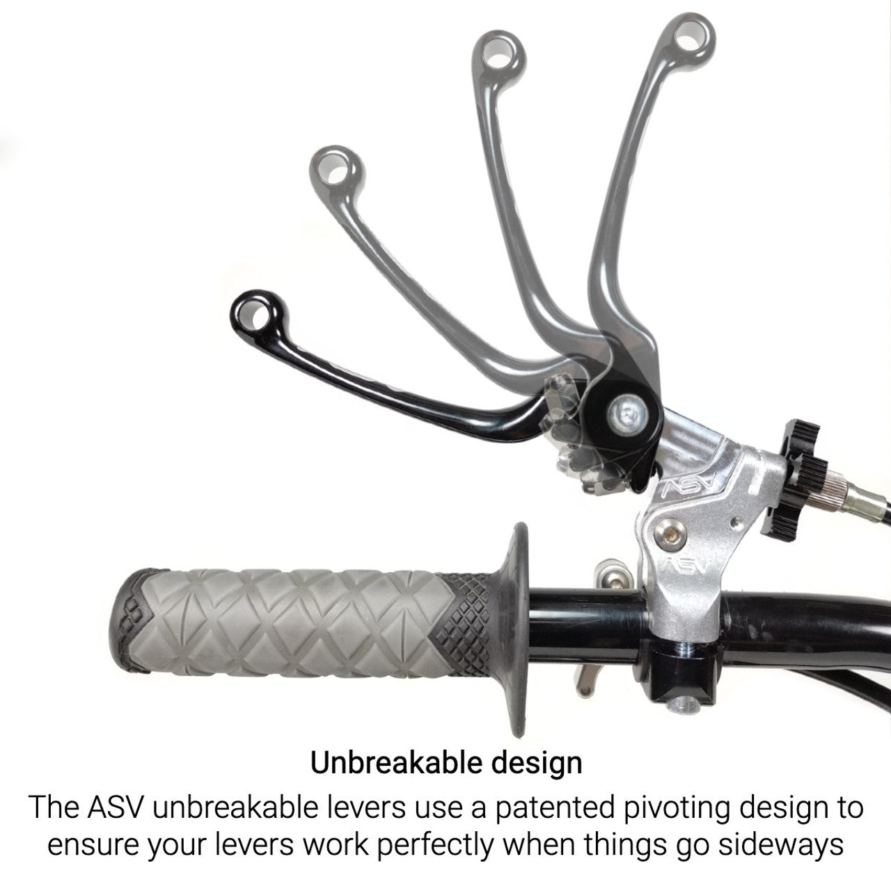 ASV F3-E Unbreakable Brake Levers Front and Rear for SurRon LBX / Talaria / STACYC ELITE